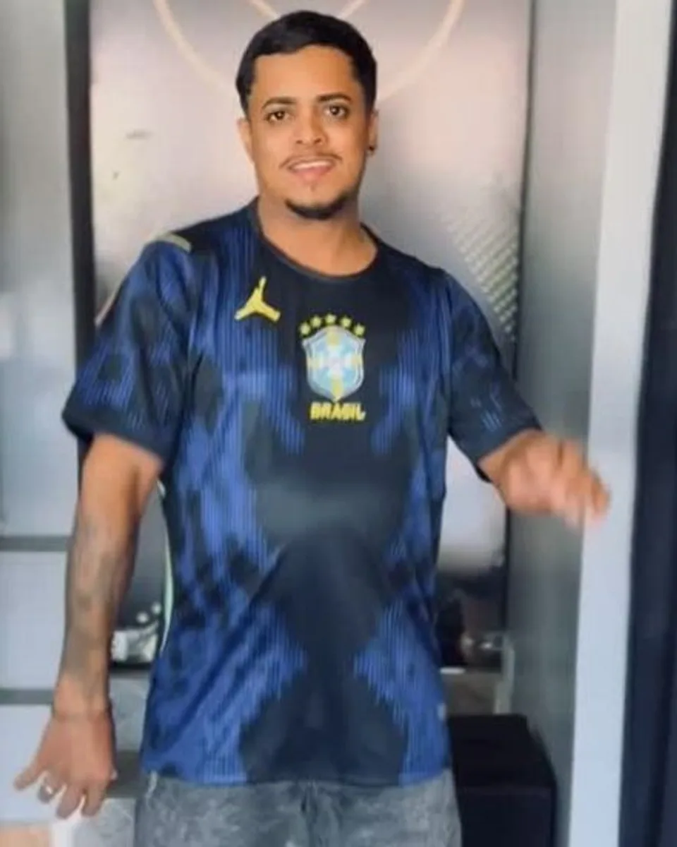 Camisa do Brasil Jordan azul